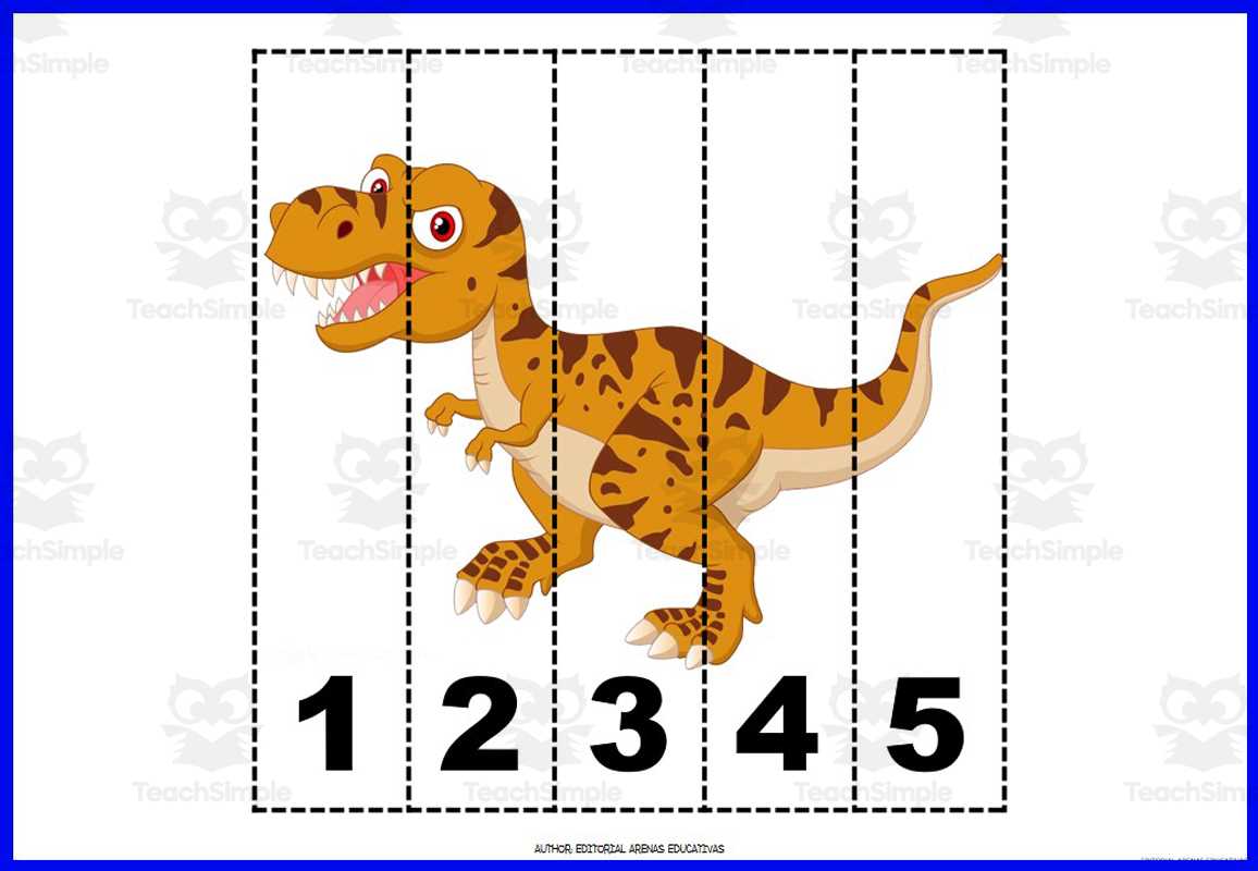 dinosaur puzzle printable