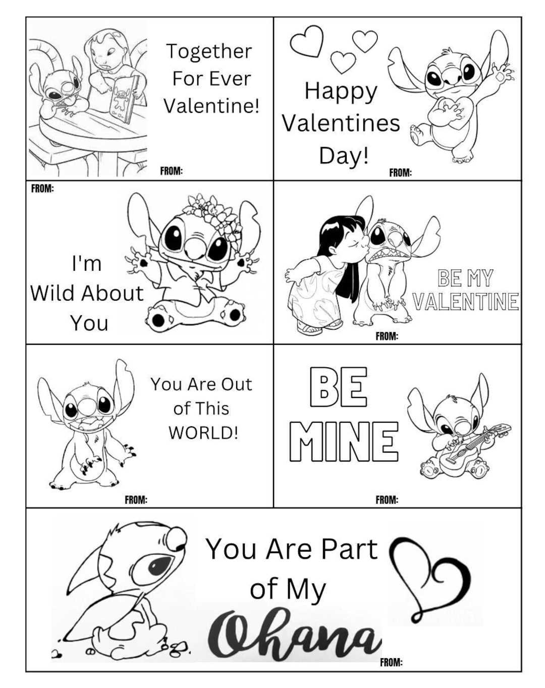 disney valentines coloring pages printable