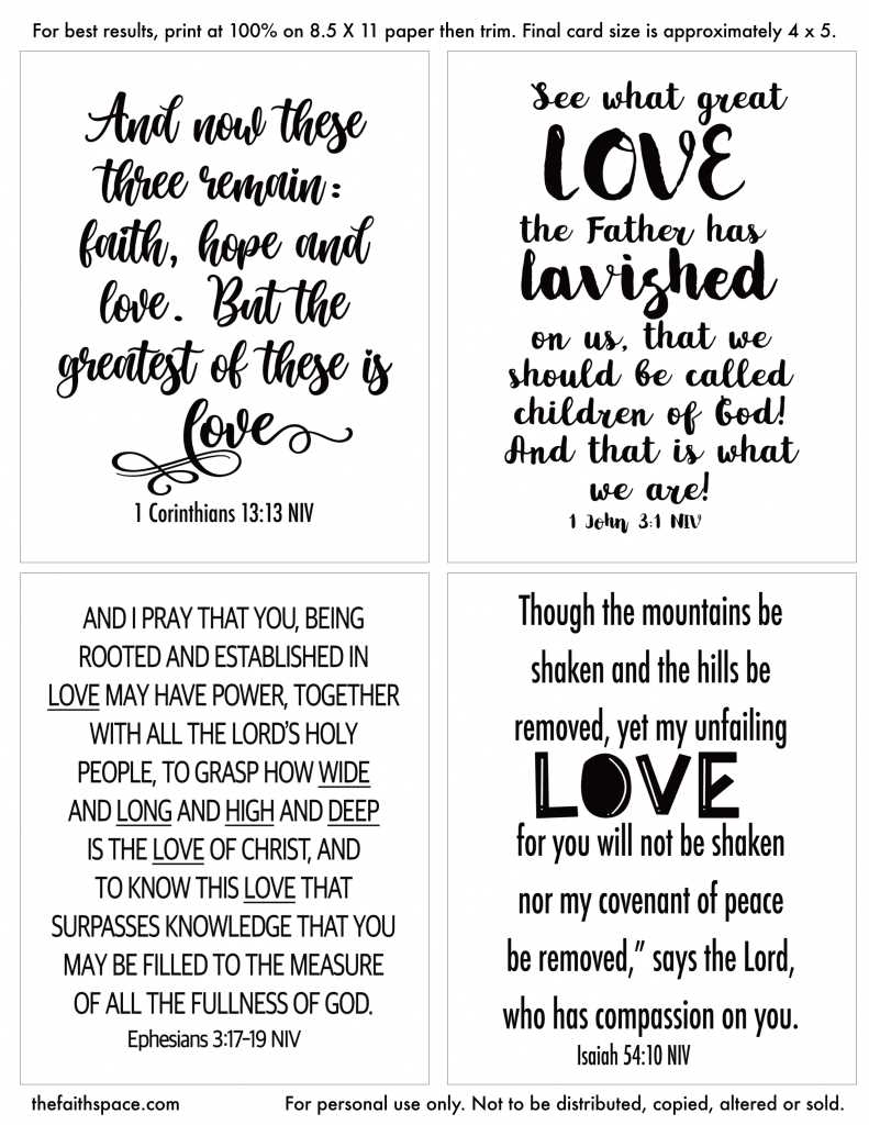 bible verse printables free