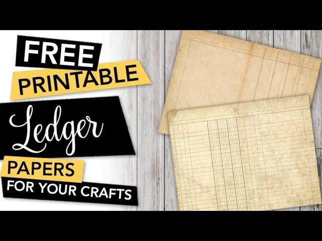 free ledger paper printable free ledger paper printable