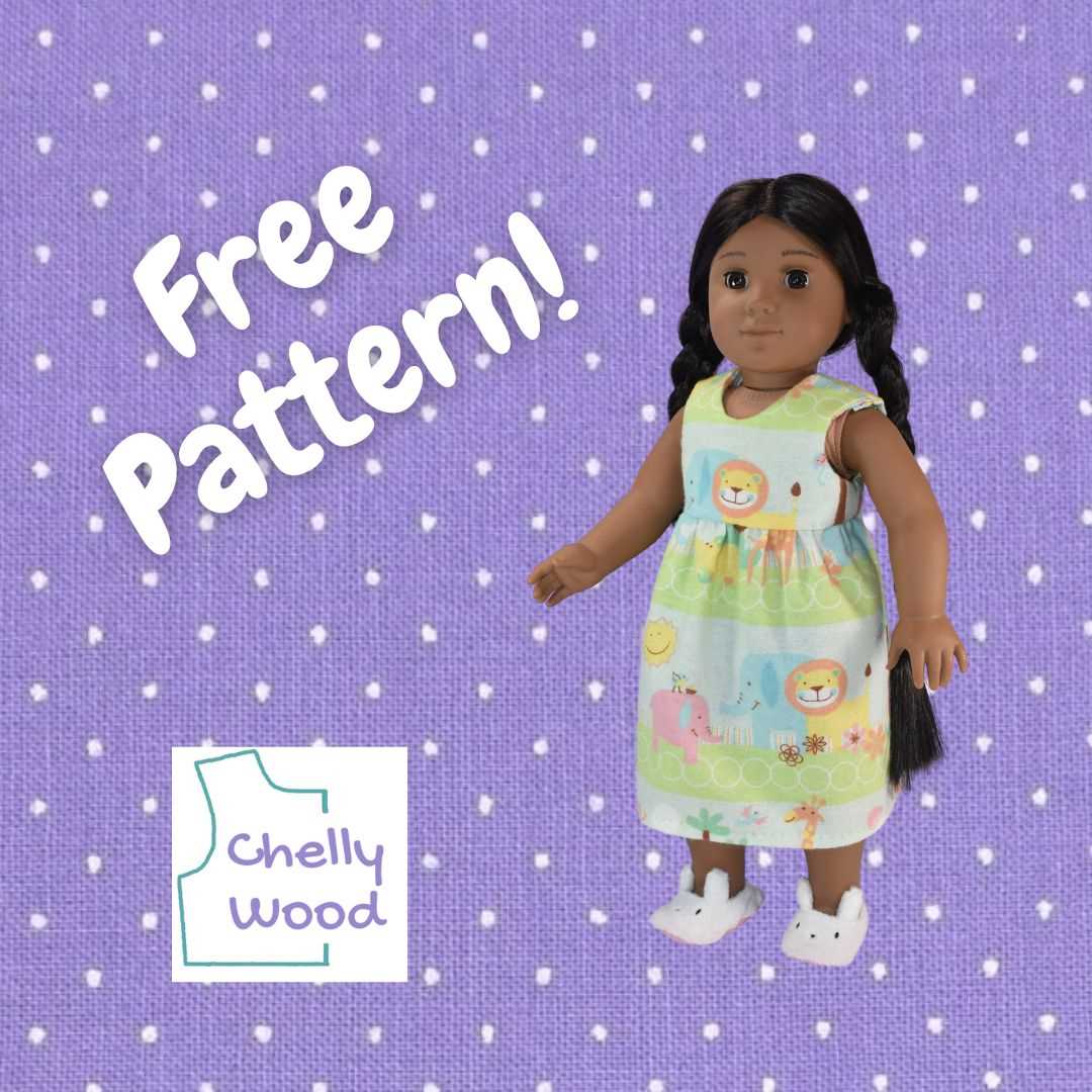 downloadable free printable 18 doll clothes patterns