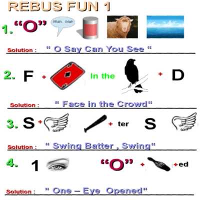 printable rebus puzzles with answers printable rebus puzzles with answers