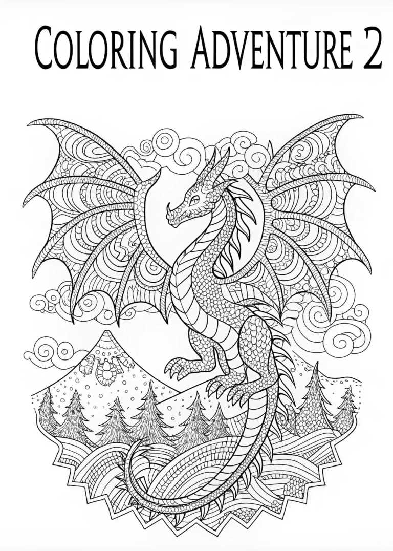 dragon coloring pictures printable