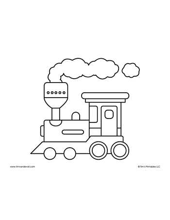 printable train images