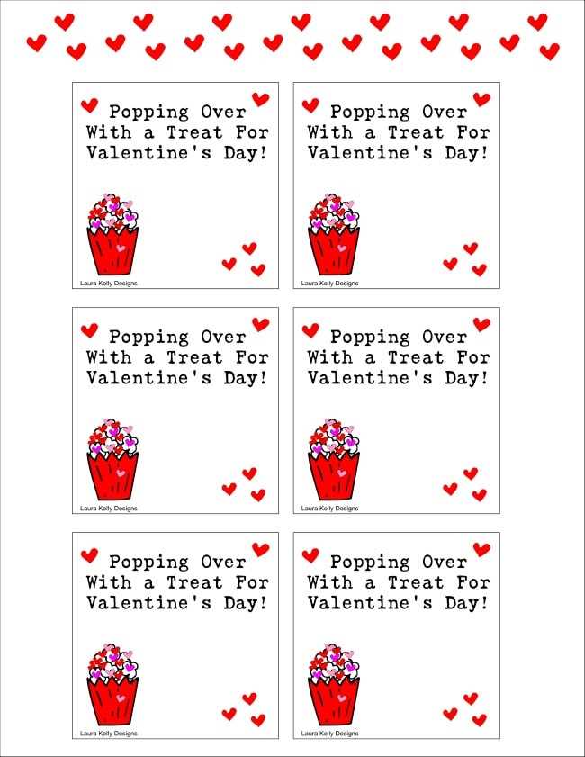 popcorn valentine printable