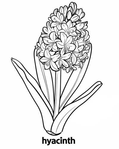 printable small flower coloring pages