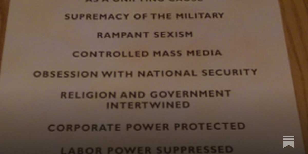 early warning signs of fascism printable