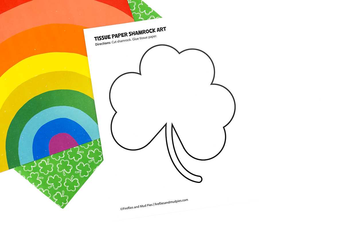 shamrock template printable