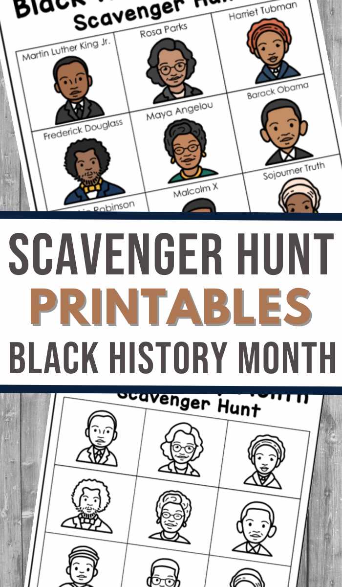 black history month printable activities