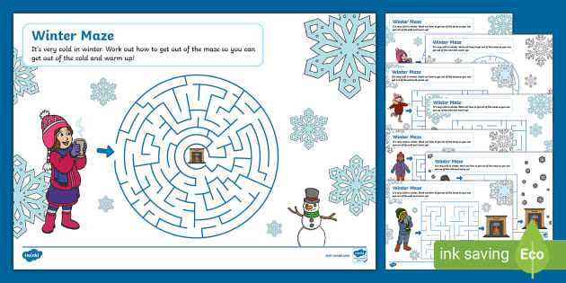 preschool mazes printable