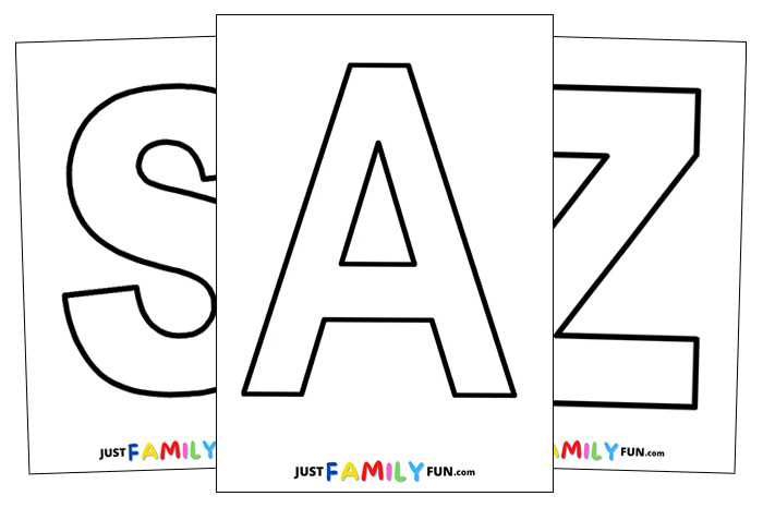 letter stencils printable large