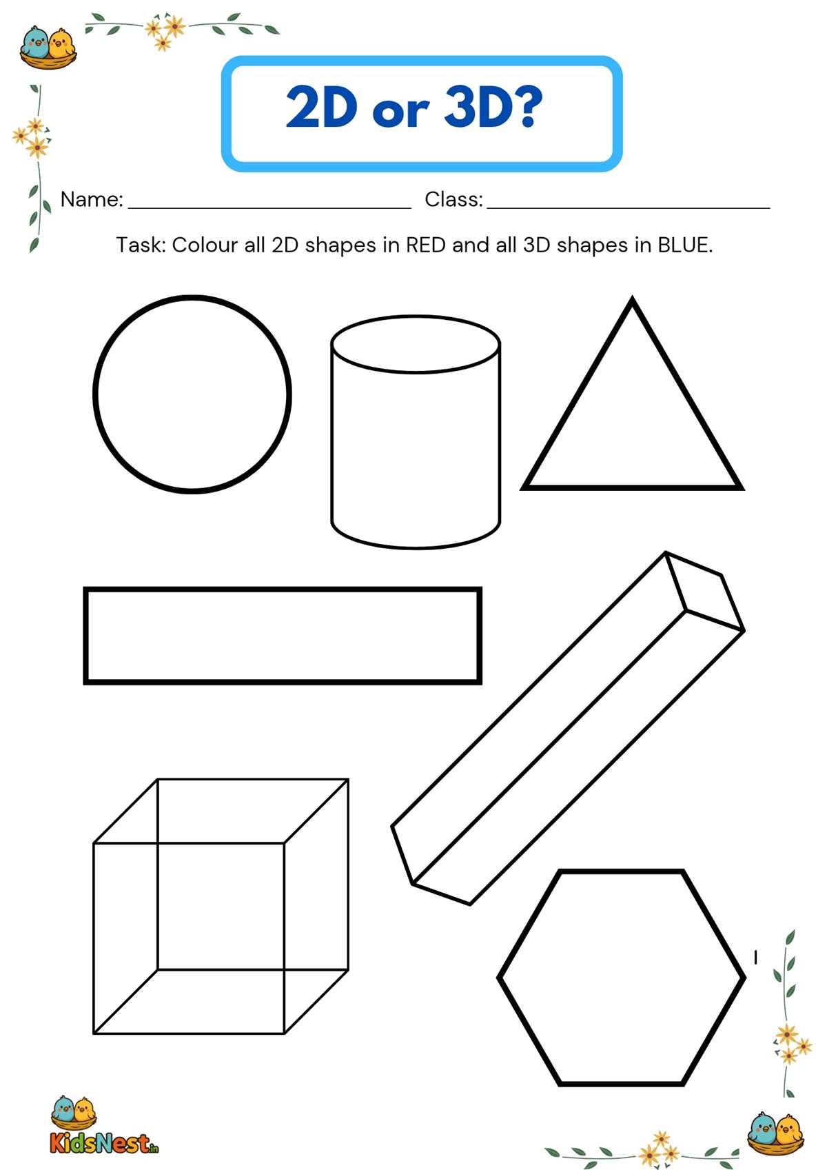 printable 3d shapes