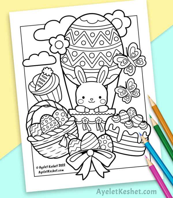 printable easter bunny coloring page