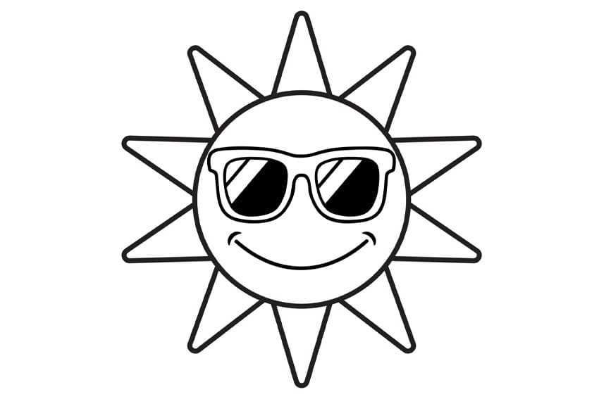 free printable beach summer coloring pages