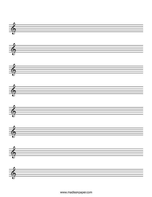 printable staff paper free