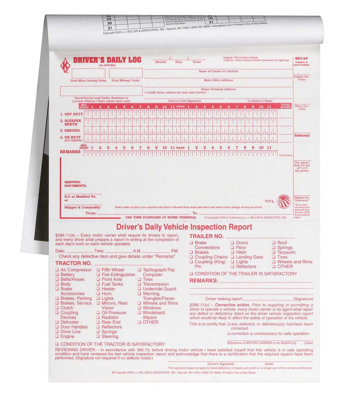 printable drivers log printable drivers log