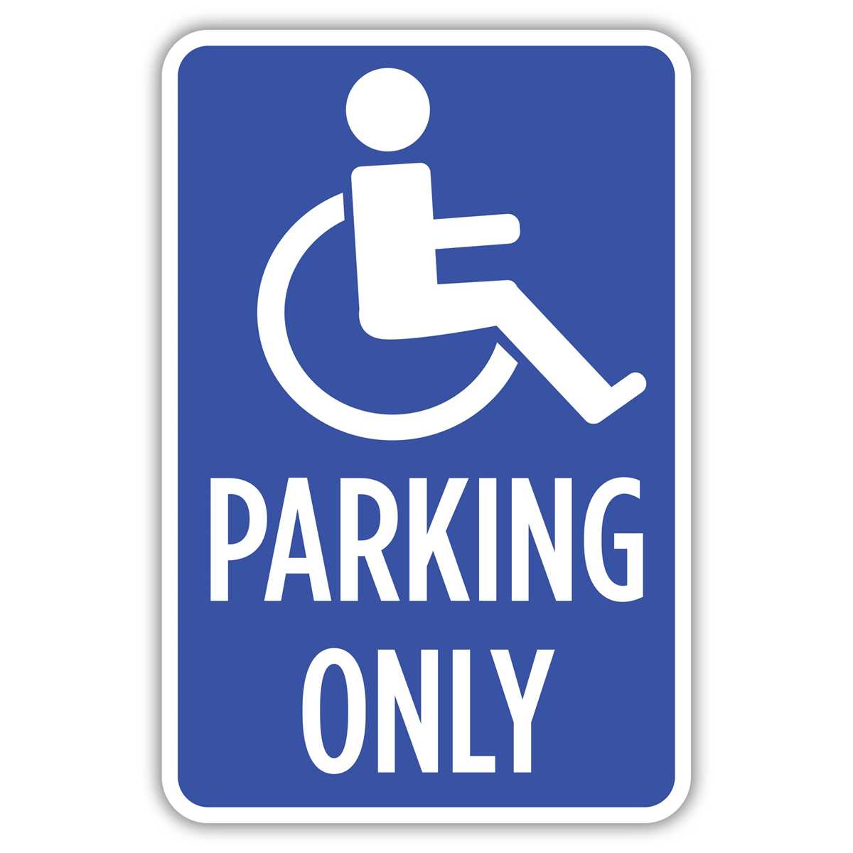 printable handicap sign