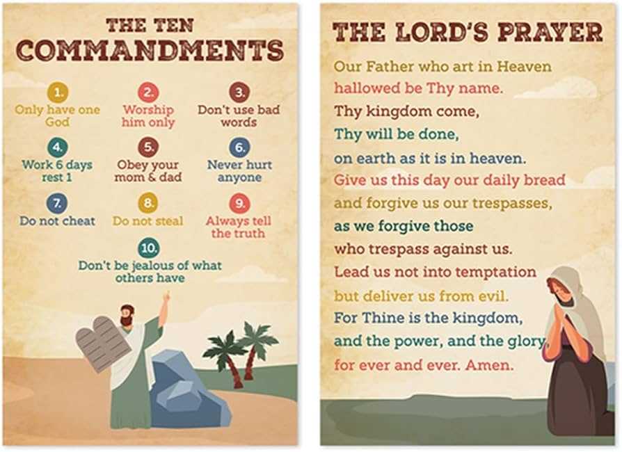 10 commandments poster printable