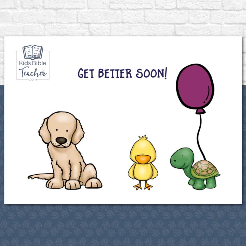 feel better cards printable