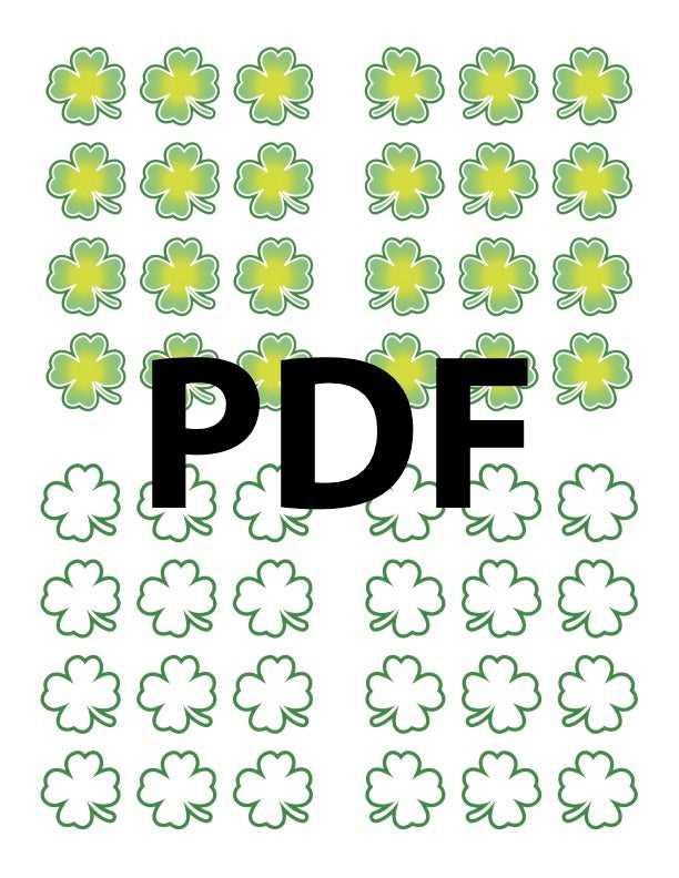 printable images of shamrocks