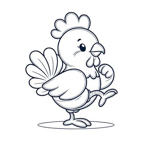 printable chicken coloring pages
