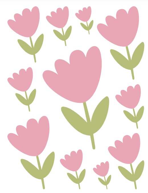 flowers for bulletin board printable