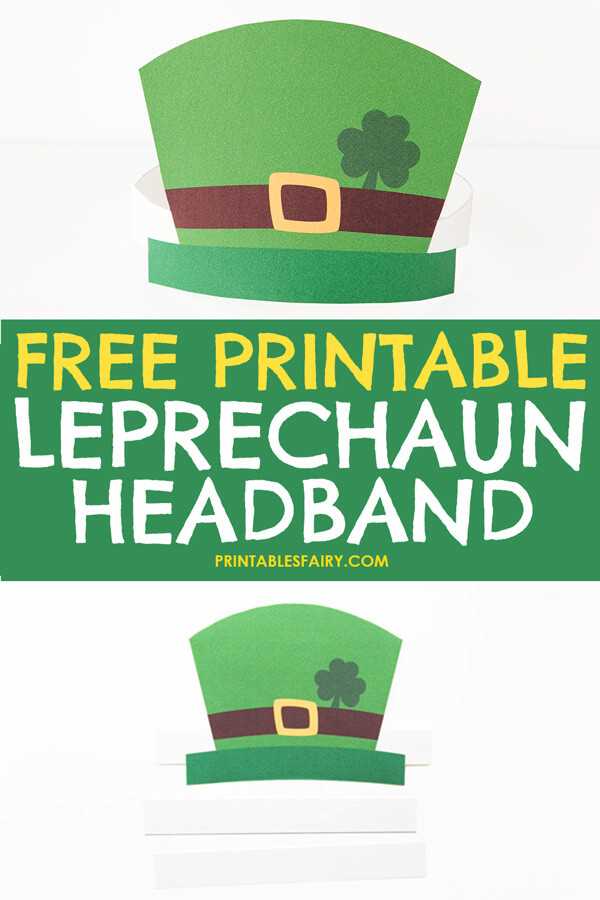 free printable leprechaun hat template