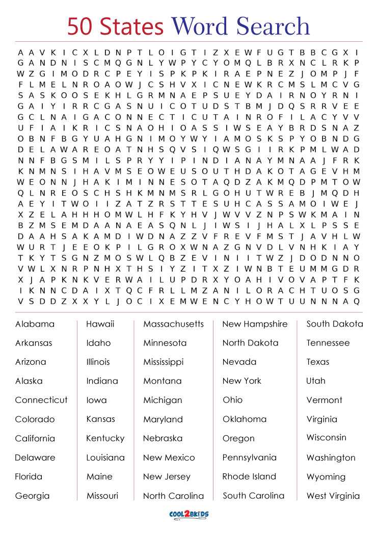 word search for 6th graders printable