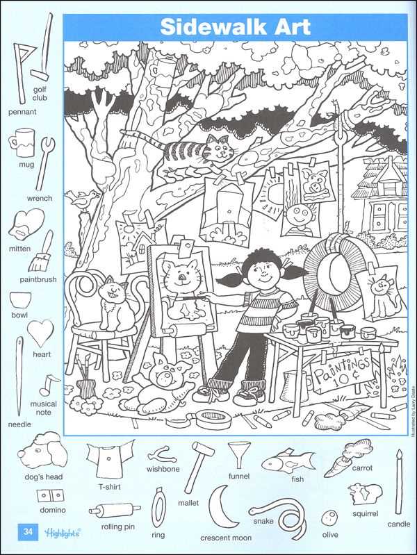 free printable hidden pictures highlights free printable hidden pictures highlights