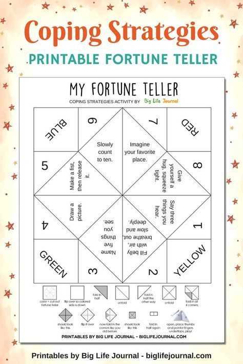 fortune teller printable