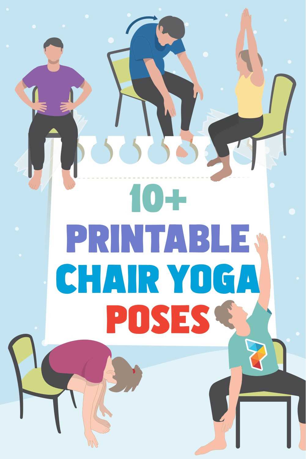 free chair yoga printable