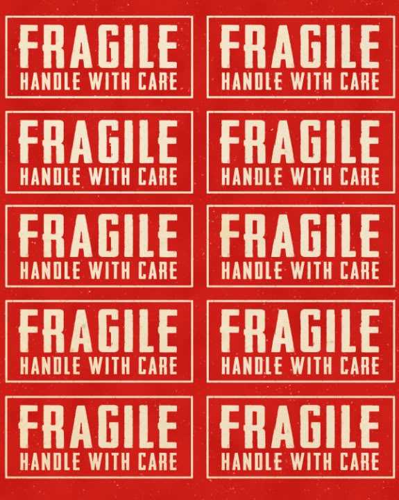free fragile label printable