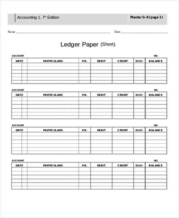 free ledger paper printable free ledger paper printable