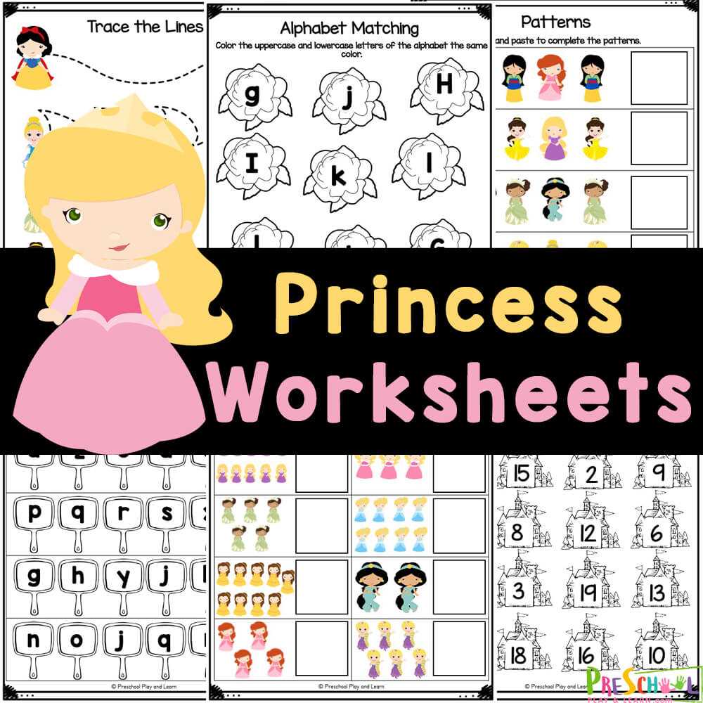 free princess printables