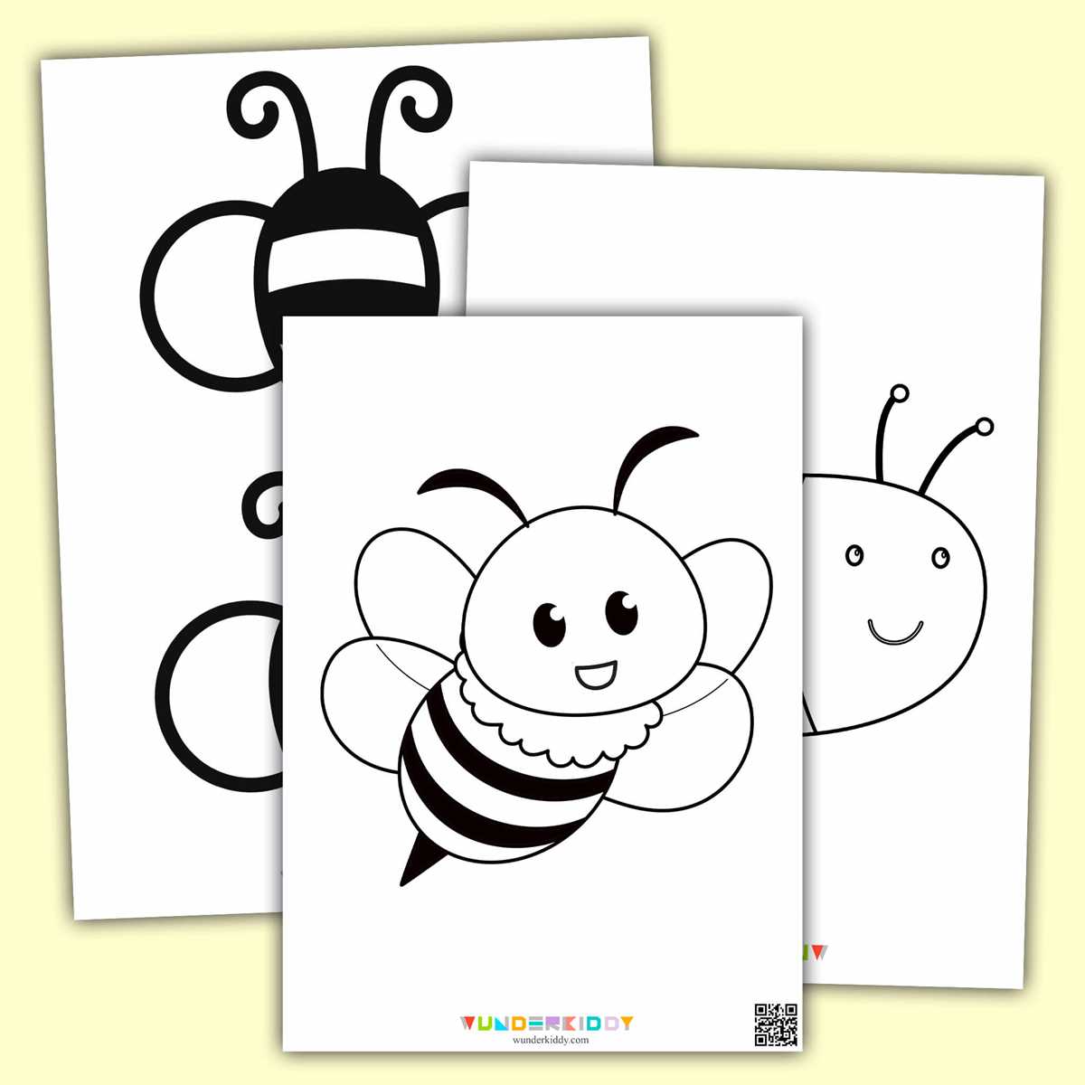 free printable bees