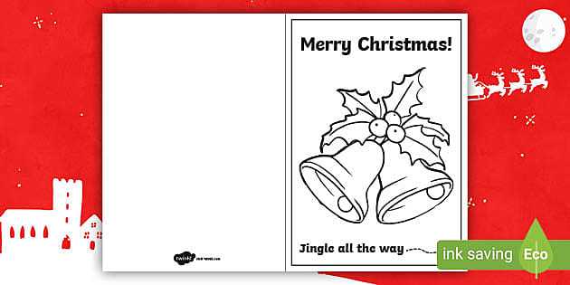 free printable christmas cards coloring pages
