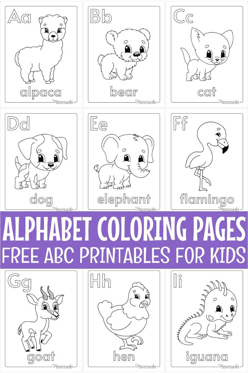 free printable coloring alphabet letters