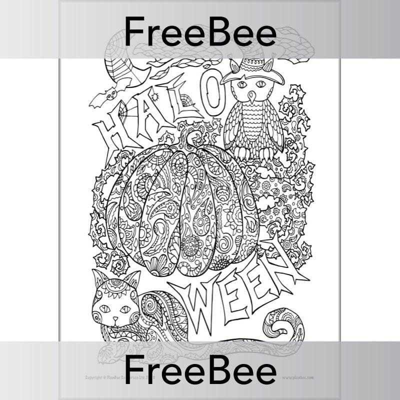 free printable colouring pages for halloween free printable colouring pages for halloween