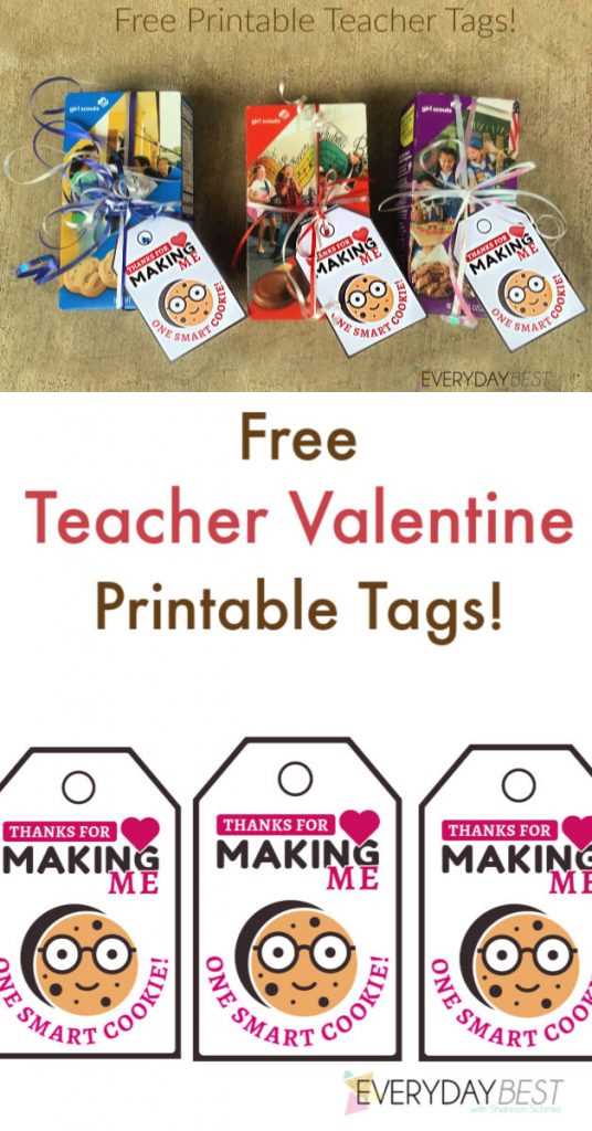 free printable cookie tags