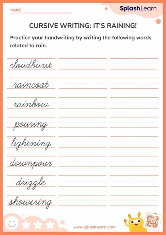 free printable cursive