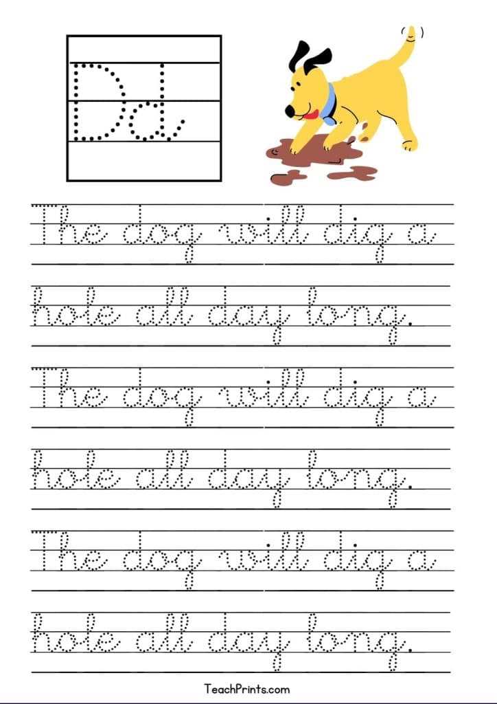 free printable cursive worksheets