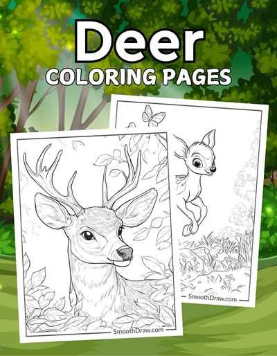 free printable deer pictures