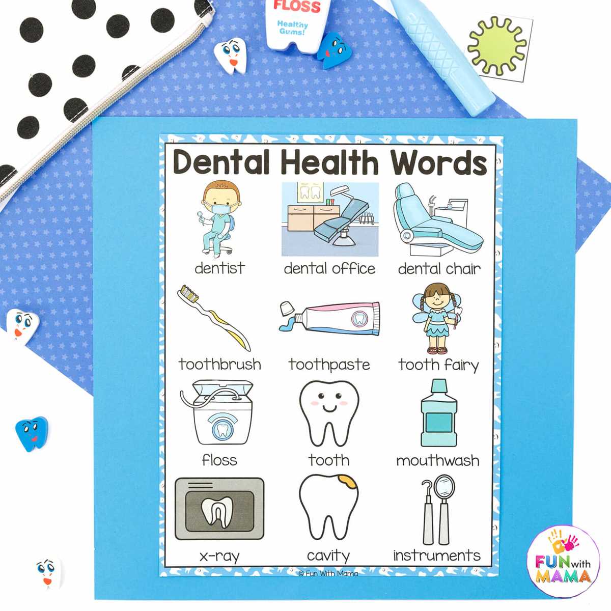 free printable dental health worksheets