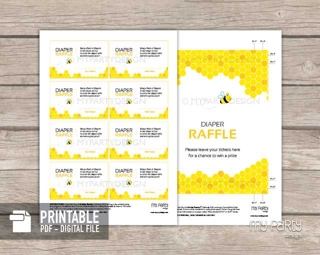 free printable diaper raffle tickets