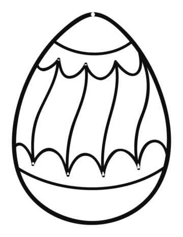 free printable easter egg colouring pages