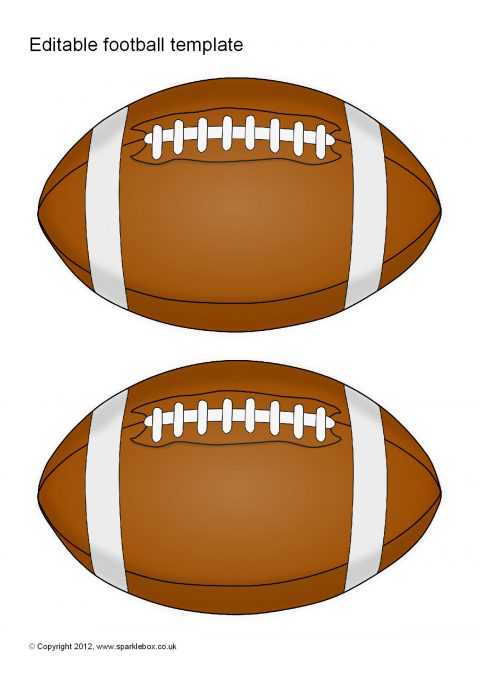 free printable football templates