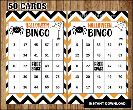 free printable halloween bingo templates free printable halloween bingo templates