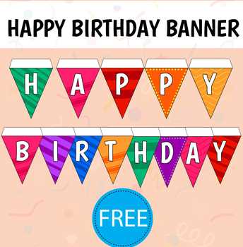 free printable happy birthday banner free printable happy birthday banner