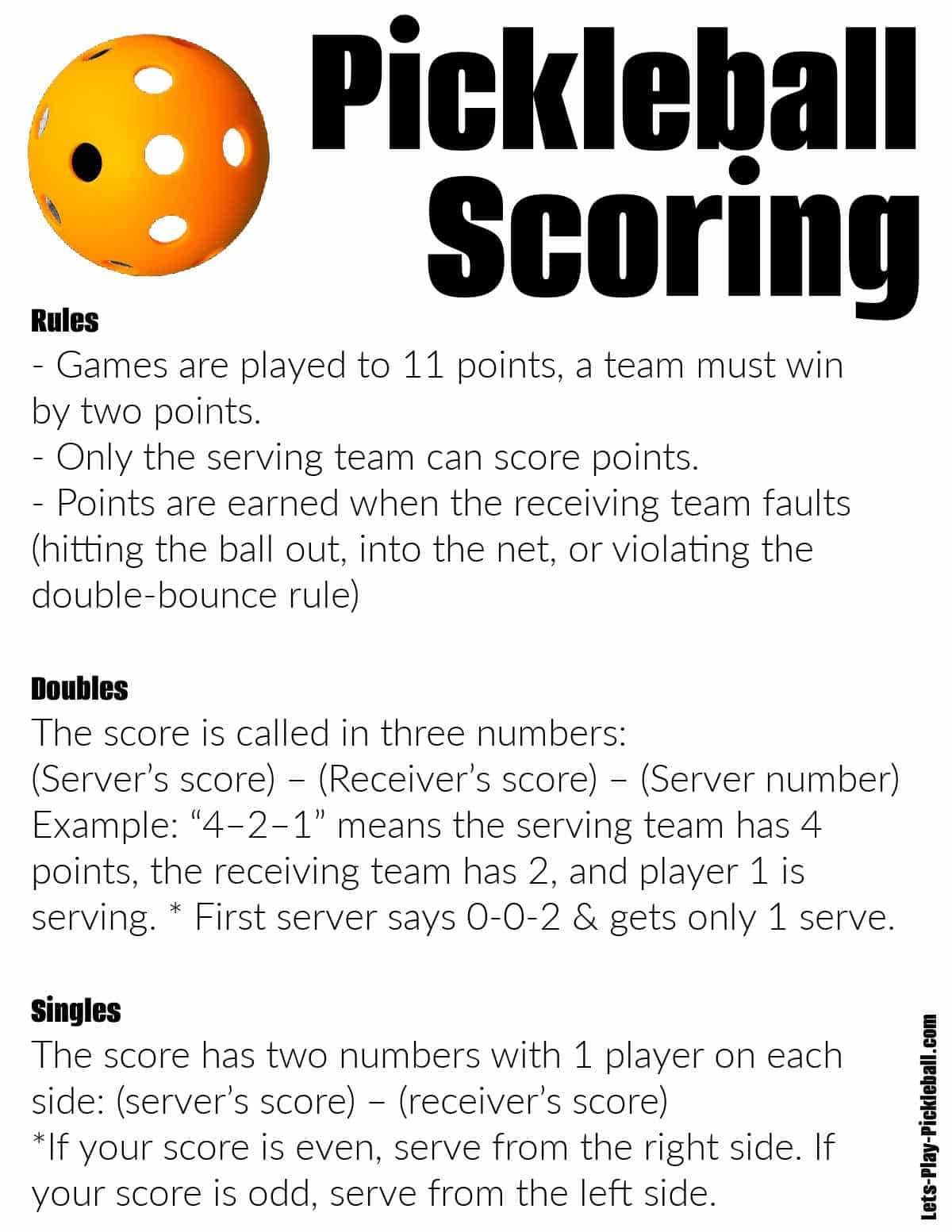 free printable pickleball rules free printable pickleball rules