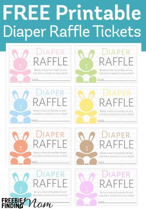 free printable raffle tickets